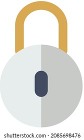 estilo de logotipo de la ilustración del vector de icono con bloqueo 5