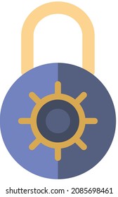 locked-6 icon vector illustration logo style