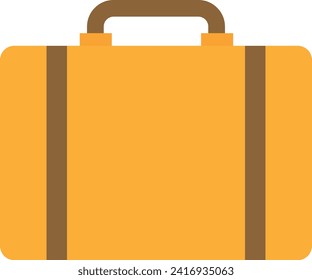 Locker Bag Luggage Icon VEctor Flat Illustration