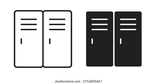 Concepto de icono de armario para infografía, Sitio web o App.