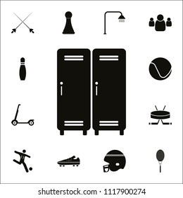 Locker icon. Detailed set of Sport icons. Premium quality graphic design sign. One of the collection icons for websites, web design, mobile app