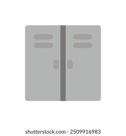 locker icon flat style element