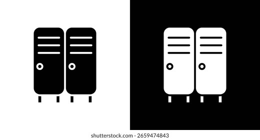 Locker-Symbol des Glyphendesign-Vektorpakets