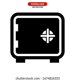 locker icon or logo isolated sign symbol vector illustration - high quality black style vector icons

