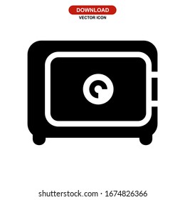 locker icon or logo isolated sign symbol vector illustration - high quality black style vector icons

