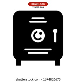 icono de bloqueo o logotipo símbolo de signo aislado ilustración vectorial - iconos vectoriales de estilo negro de alta calidad
