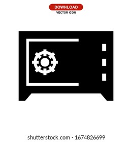 icono de bloqueo o logotipo símbolo de signo aislado ilustración vectorial - iconos vectoriales de estilo negro de alta calidad
