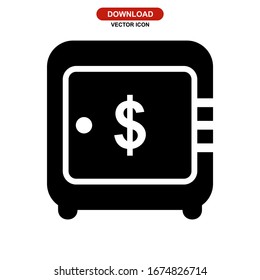icono de bloqueo o logotipo símbolo de signo aislado ilustración vectorial - iconos vectoriales de estilo negro de alta calidad
