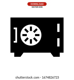 locker icon or logo isolated sign symbol vector illustration - high quality black style vector icons
