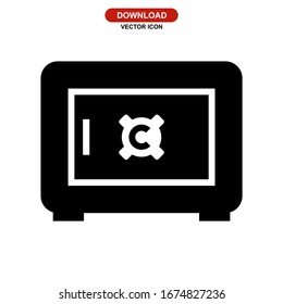 locker icon or logo isolated sign symbol vector illustration - high quality black style vector icons
