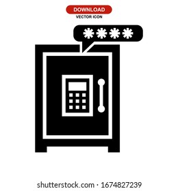 Schließsymbol oder Logo einzeln auf Zeichen Vektorillustration - Hochwertige Vektorsymbole
