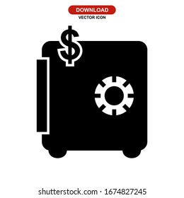 locker icon or logo isolated sign symbol vector illustration - high quality black style vector icons
