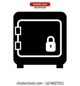 locker icon or logo isolated sign symbol vector illustration - high quality black style vector icons
