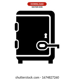 locker icon or logo isolated sign symbol vector illustration - high quality black style vector icons
