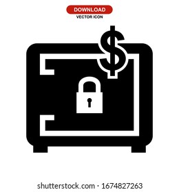 locker icon or logo isolated sign symbol vector illustration - high quality black style vector icons
