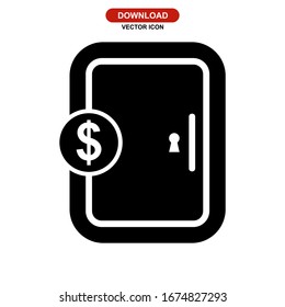 icono de bloqueo o logotipo símbolo de signo aislado ilustración vectorial - iconos vectoriales de estilo negro de alta calidad
