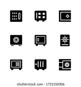 locker  icon or logo isolated sign symbol vector illustration - Collection of high quality black style vector icons
