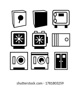 Locker icon or logo isolated sign symbol vector illustration - Collection of high quality black style vector icons
