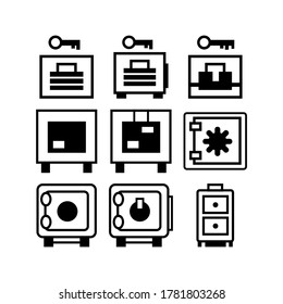 Locker icon or logo isolated sign symbol vector illustration - Collection of high quality black style vector icons
