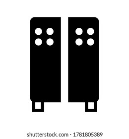 Locker icon or logo isolated sign symbol vector illustration - high quality black style vector icons
