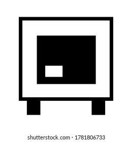 Icono de localizador o logotipo símbolo de signo aislado ilustración vectorial - iconos vectoriales de estilo negro de alta calidad
