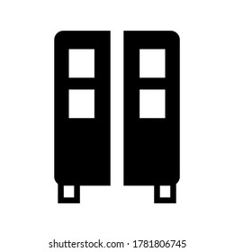 Locker icon or logo isolated sign symbol vector illustration - high quality black style vector icons
