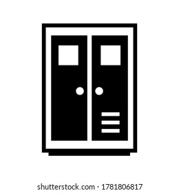 Locker icon or logo isolated sign symbol vector illustration - high quality black style vector icons
