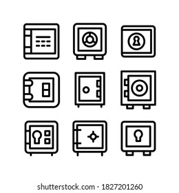 icono de locker o logotipo símbolo de signo aislado ilustración vectorial - Colección de iconos vectoriales de estilo negro de alta calidad
