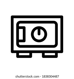 icono de bloqueo o logotipo símbolo de signo aislado ilustración vectorial - iconos vectoriales de estilo negro de alta calidad
