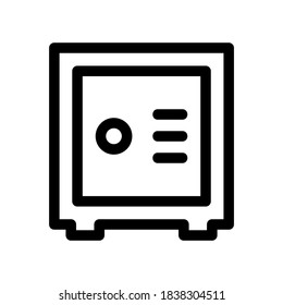 locker icon or logo isolated sign symbol vector illustration - high quality black style vector icons
