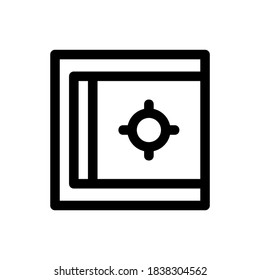 locker icon or logo isolated sign symbol vector illustration - high quality black style vector icons
