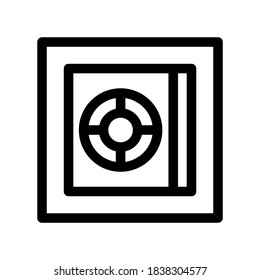 locker icon or logo isolated sign symbol vector illustration - high quality black style vector icons
