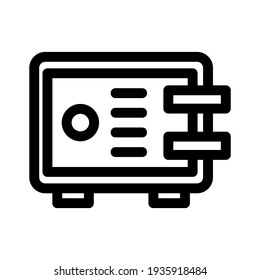 locker icon or logo isolated sign symbol vector illustration - high quality black style vector icons

