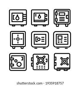 locker icon or logo isolated sign symbol vector illustration - Collection of high quality black style vector icons
