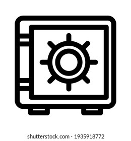 Schließsymbol oder Logo einzeln auf Zeichen, Vektorgrafik - hochwertige Vektorsymbole in schwarzem Stil
