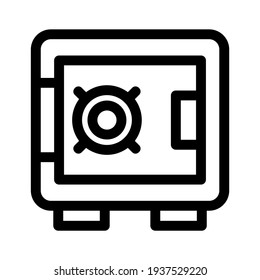 Schließsymbol oder Logo einzeln auf Zeichen, Vektorgrafik - hochwertige Vektorsymbole in schwarzem Stil
