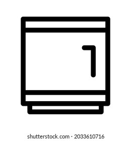 locker icon or logo isolated sign symbol vector illustration - high quality black style vector icons
