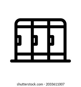 locker icon or logo isolated sign symbol vector illustration - high quality black style vector icons
