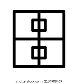 icono de bloqueo o logotipo símbolo de signo aislado ilustración vectorial - iconos vectoriales de estilo negro de alta calidad
