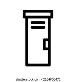 locker icon or logo isolated sign symbol vector illustration - high quality black style vector icons
