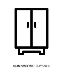 locker icon or logo isolated sign symbol vector illustration - high quality black style vector icons
