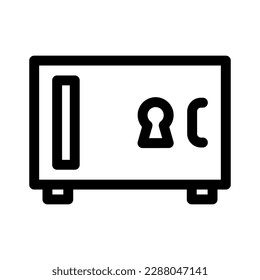 locker icon or logo isolated sign symbol vector illustration - high quality black style vector icons