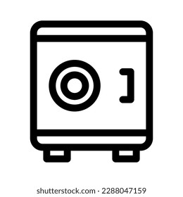locker icon or logo isolated sign symbol vector illustration - high quality black style vector icons