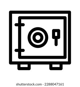 locker icon or logo isolated sign symbol vector illustration - high quality black style vector icons