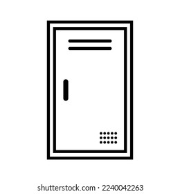 Locker icon. Locker room. Rental locker. Vector.