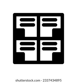 locker icon room solid style