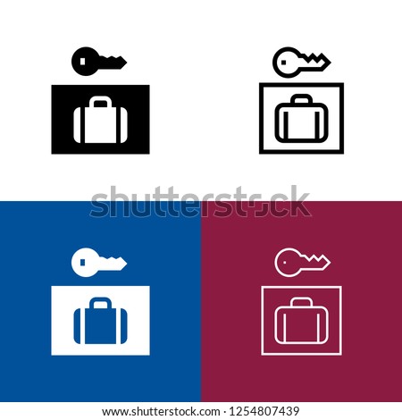 Locker Icon Set