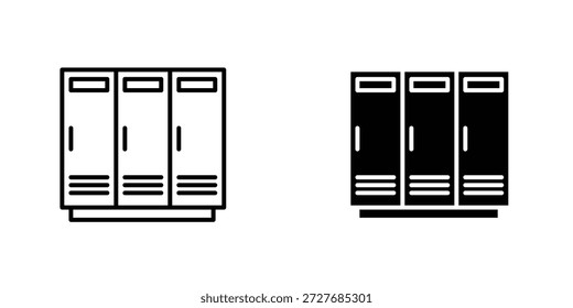 Ícone do armário símbolo elemento gráfico de design de logotipo. EPS10