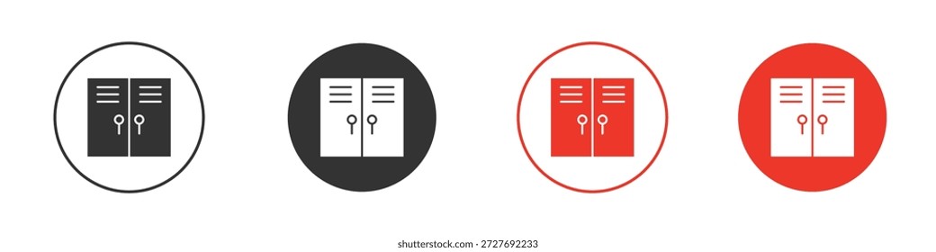 Símbolo do ícone de bloqueador. Design simples e plano para aplicativos móveis ou da Web. Logotipo de ilustração Vetor mínimo.