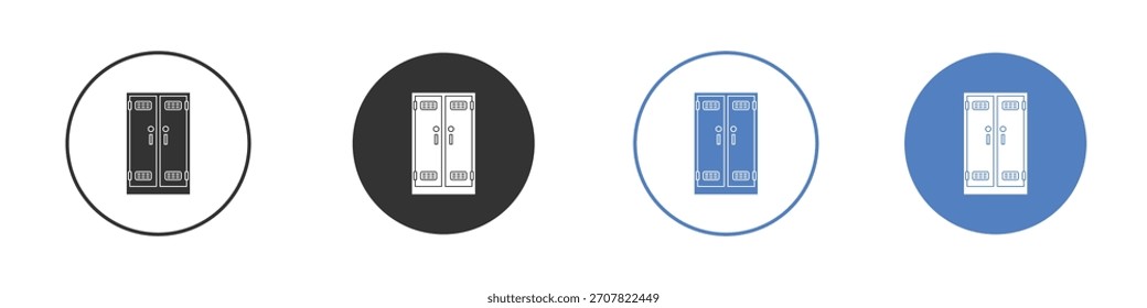 Locker icon vector art illustration. for mobile concept and web designs